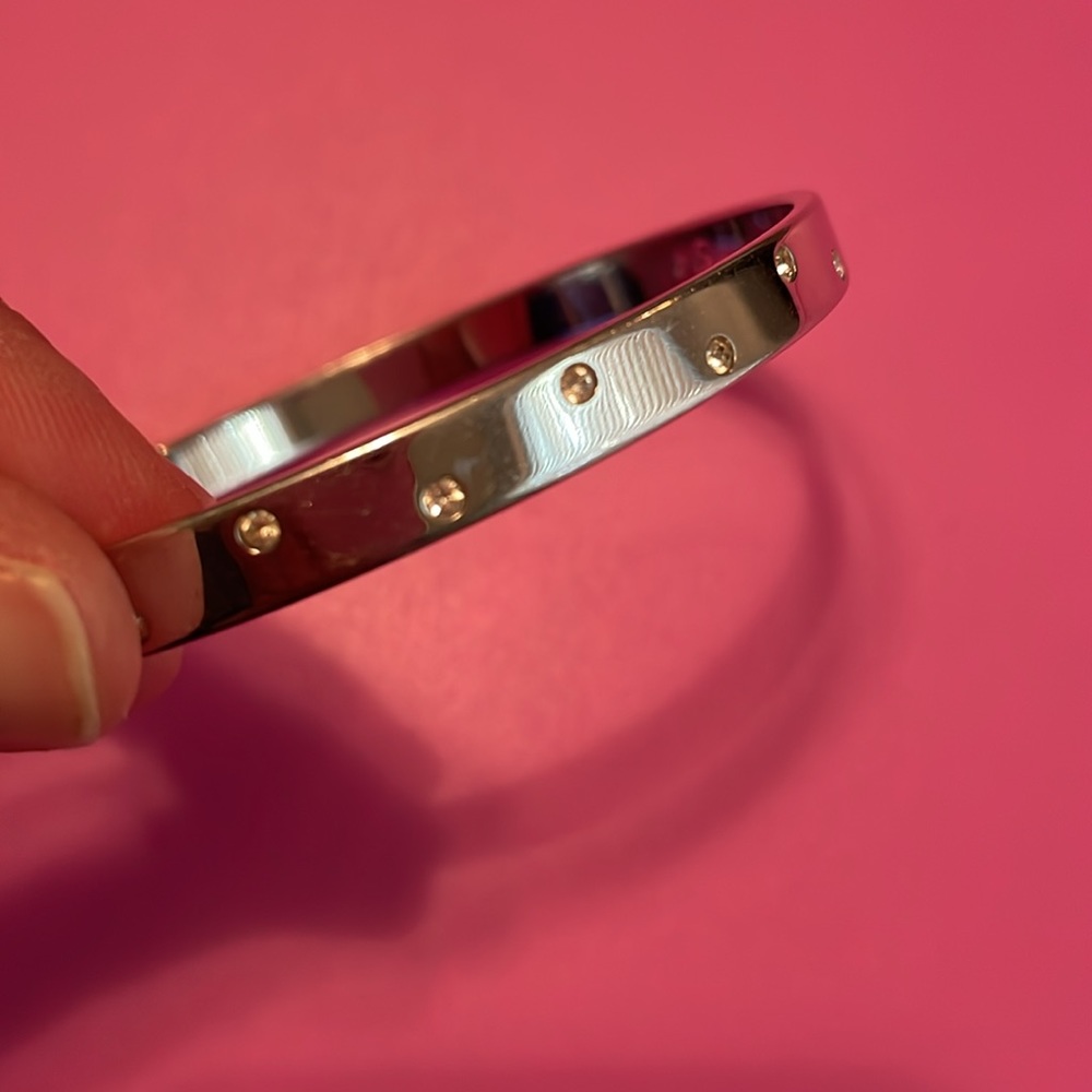 SWAROVSKI silver bracelet with crystals.